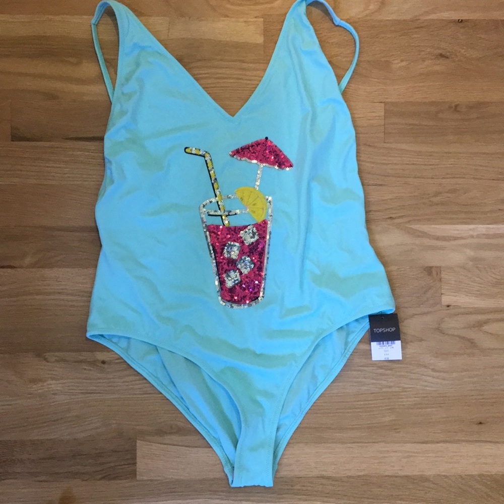 Topshop size 12 one piece NWT